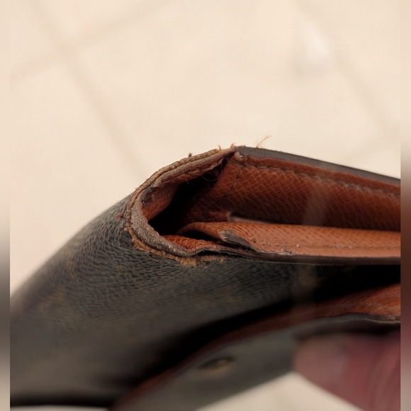 Authentic Louis Vuitton Vintage Monogram Long Wallet – Distressed Patina